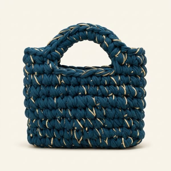 Azura Mini Bag – Navy Gold